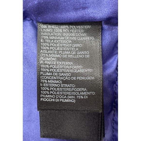 The North Face Womens Small Purple Nuptse 700 Down Puffer Jacket Vintage Warm - Picture 10 of 11